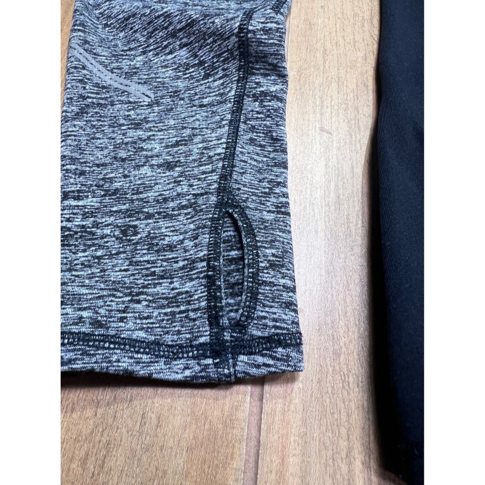 Brooks Womens Equilibrium Quarter Zip Fleece Running Top Black Grey Size‎ M - Picture 9 of 14